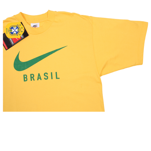 Vintage Brasil FC T Shirt (M) BNWT